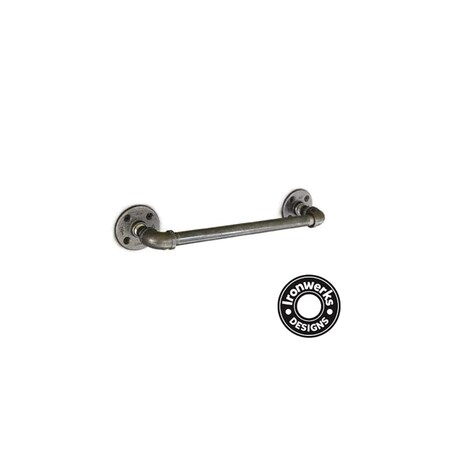 Ironwerks Designs 20" Black Towel Holder TOWEL-20